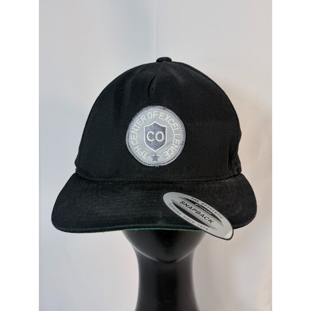 NWT TPH Black Snap Back Baseball Cap Hat Hockey Unisex One Size